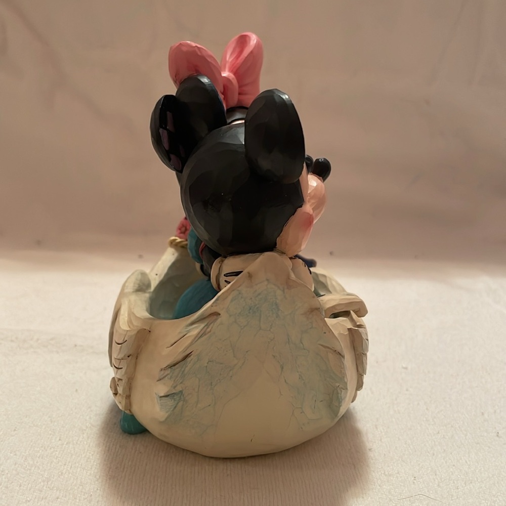Jim Shore Disney Traditions Minnie and Mickie Mouse  Lovebirds Figurine - Picture 5 of 13